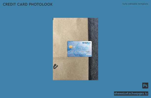 Bosnien und Herzegowina Ata Bank Visa-Karte Fotoansicht Beispielvorschau